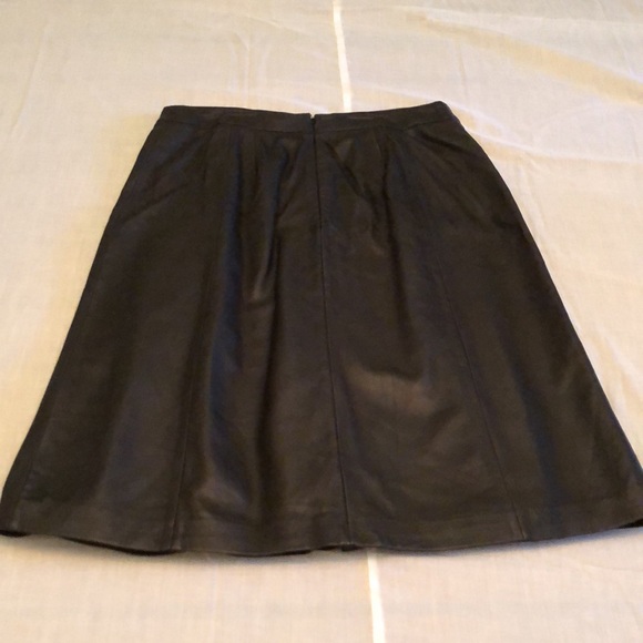Halogen leather skirt - Picture 2 of 7